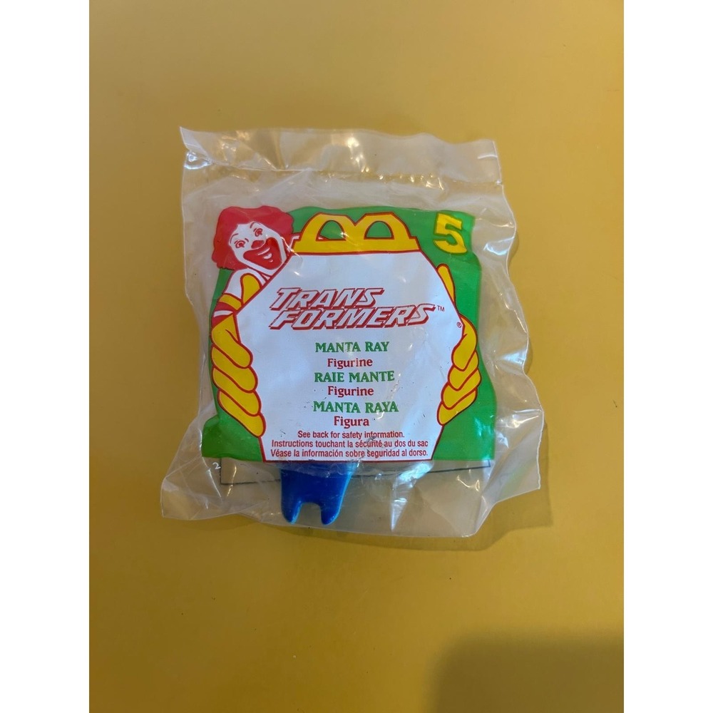 McDonalds‎ 1995 Happy Meal Toy Transformers Manta Ray MIB